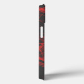 Coques Case-Mate iPhone Neon Red Curvy Line Abstrait Motif (Verso / Droite)