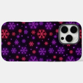 Coques Case-Mate iPhone Neon Snowflakes (Verso (horizontal))