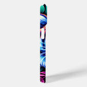 Coques Case-Mate iPhone Neon Tiger et feuilles de la jungle (Verso / Droite)