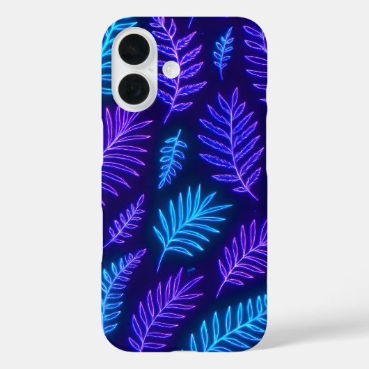 Coques Case-Mate iPhone Neon Tropical Leaves Phone Case (Verso)