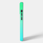 Coques Case-Mate iPhone Neon Turquoise et Vert (Verso / Gauche)