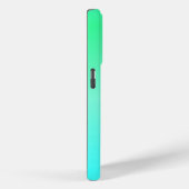 Coques Case-Mate iPhone Neon Turquoise et Vert (Verso / Droite)