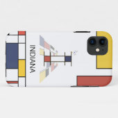 Coques Case-Mate iPhone Neoplasticisme exclusif Art Monogramme. Lettre I (Dos (Horizontal))