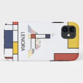 Coques Case-Mate iPhone Neoplasticisme exclusif Art Monogramme. Lettre L (Dos (Horizontal))
