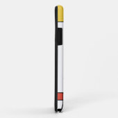 Coques Case-Mate iPhone Neoplasticisme exclusif Art Monogramme. Lettre Q (Dos/Droite)