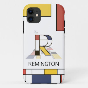 Case-Mate iPhone Case Neoplasticisme exclusif Art Monogramme. Lettre R