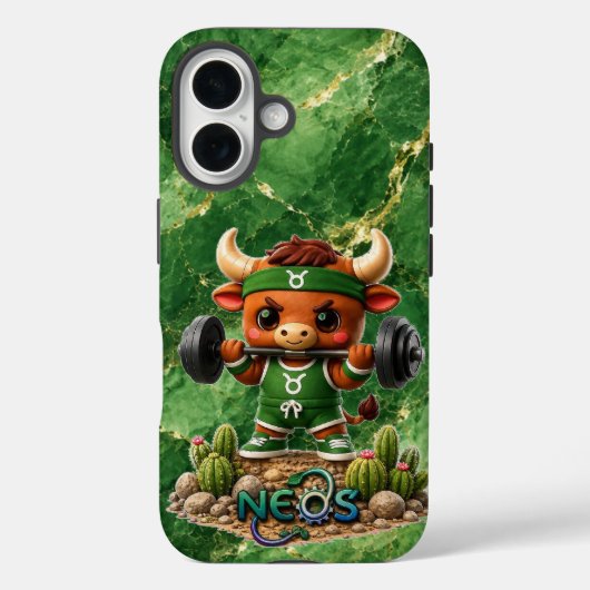 Coques Case-Mate iPhone Neos Zodiac Kawaii Taureau (Verso)
