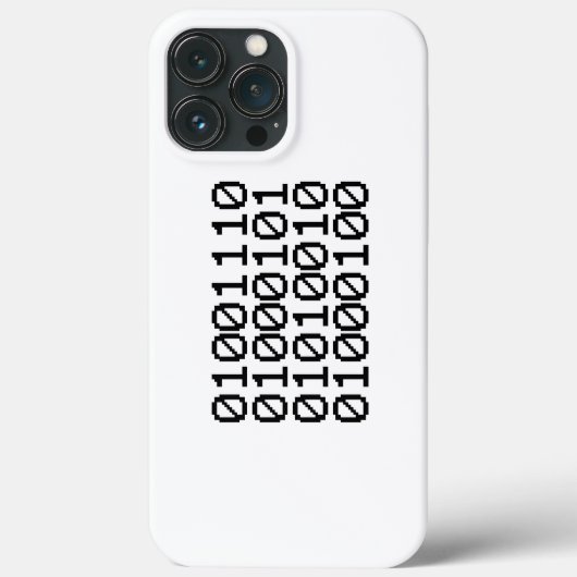 COQUES Case-Mate iPhone NERD BINAIRE (Verso)