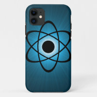 Nerdy Atomic BT iPhone 5 Coque, Bleu