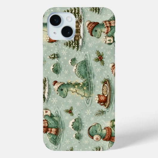 Coques Case-Mate iPhone Nessie de Noël Monstre du Loch Ness Confortable Cr (Verso)