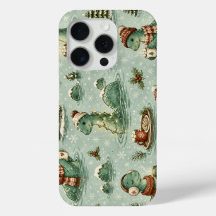 Coque iPhone 15 Pro Nessie de Noël Monstre du Loch Ness Confortable Cr