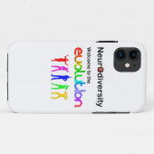 Coques Case-Mate iPhone Neurodiversité Bienvenue dans l'Évolution (Dos (Horizontal))