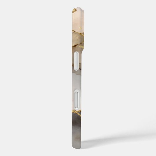 Coques Case-Mate iPhone Neutral & Gold Marble (Verso / Droite)