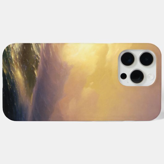 Coques Case-Mate iPhone Neuvième vague par Ivan Aivazovsky (Verso (horizontal))