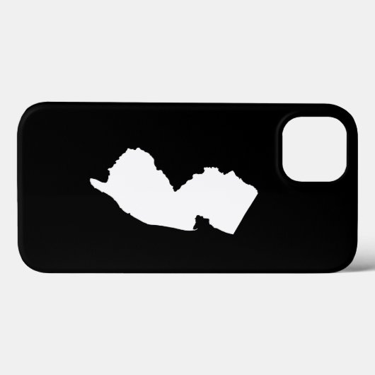 Coques Case-Mate iPhone New Jersey en blanc et noir (Verso (horizontal))