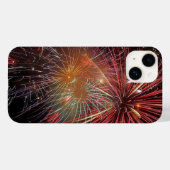 Coques Case-Mate iPhone New Year Fireworks Sparkles  (Verso (horizontal))