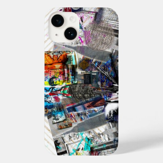Coques Case-Mate iPhone New York City Empire State Graffiti iphone 14 pro (Verso)