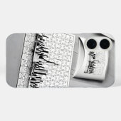 Coques Case-Mate iPhone New york en noir et blanc (Verso (horizontal))