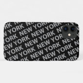 Coques Case-Mate iPhone New York Motif Grey (Dos (Horizontal))