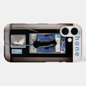 Coques Case-Mate iPhone New York Public Pay Phone, Retro Phone Booth (Verso (horizontal))