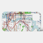 Coques Case-Mate iPhone New York: Subway Map, 1940 (Verso (horizontal))