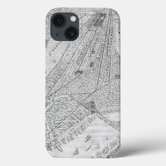 Coques Case-Mate iPhone New York : Train d'EL, C1878 (Verso)