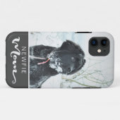 Coques Case-Mate iPhone Newfie Newfoundland Mom Dog's Photo (Dos (Horizontal))