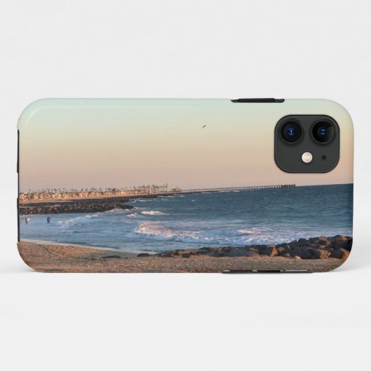 Coques Case-Mate iPhone Newport Beach at Sunset, Californie (Dos (Horizontal))