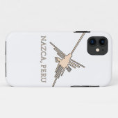 Coques Case-Mate iPhone Newsprint de Nazca Hummingbird (Dos (Horizontal))
