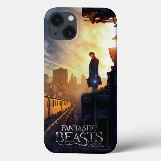 Coques Case-Mate iPhone NEWT SCAMANDER™ dans un bâtiment détruit (Verso)