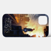 Coques Case-Mate iPhone NEWT SCAMANDER™ dans un bâtiment détruit (Verso (horizontal))