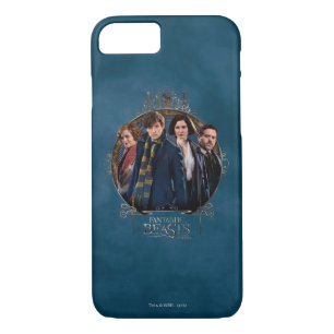 Coques Pour iPhone NEWT SCAMANDER™ et entreprise Art Nouveau Frame