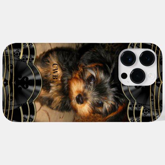 Coques Case-Mate iPhone NEWYORKie Monogram Poochie (Verso (horizontal))
