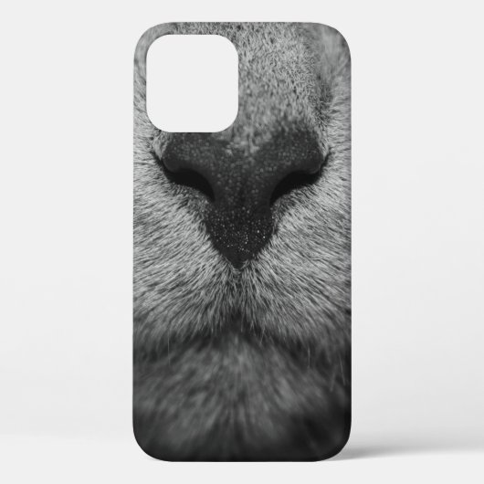 COQUES Case-Mate iPhone NEZ DE CHAT EN NOIR ET BLANC (Verso)