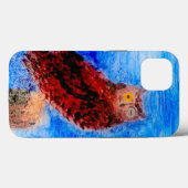 Coques Case-Mate iPhone Night Owl Bird Art (Verso (horizontal))