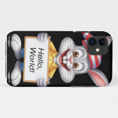 Coques Case-Mate iPhone Nightime Bunny Delight" - Rabbit Phone Case (Dos (Horizontal))