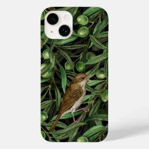 Coque Pour iPhone 14 Nightingales dans l'olivier 3