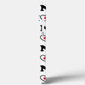 Coques Case-Mate iPhone Nihon Love Coeur Drapeau (Verso / Gauche)