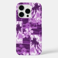 Niihau Island Plumeria Hawaii Palm Tree Violet