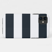 Coques Case-Mate iPhone N'importe quel appareil téléphonique rayé blanc et (Dos (Horizontal))