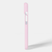Coques Case-Mate iPhone N'importe quel nom | Joli rose cursive (Verso / Gauche)