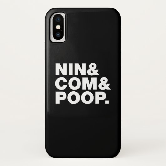 COQUES Case-Mate iPhone NIN & COM & POOP. (Dos)