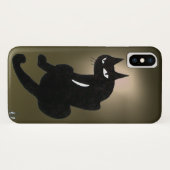 Coques Case-Mate iPhone NINJA CHAT NOIR gris (Dos (Horizontal))