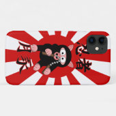 Coques Case-Mate iPhone Ninja Pig Red starburst (Dos (Horizontal))