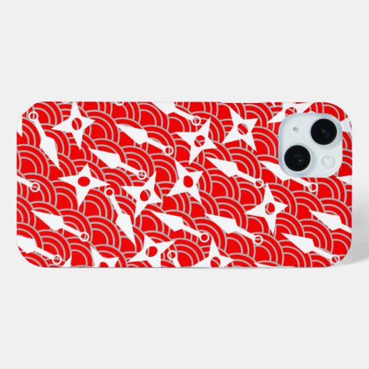 Coques Case-Mate iPhone Ninja Shuriken et Kunai Design (Verso (horizontal))