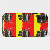 Coques Case-Mate iPhone Ninjas en colère (Dos (Horizontal))