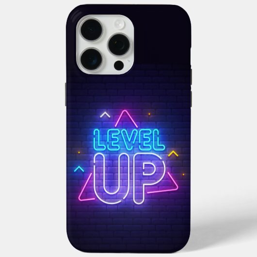 Coques Case-Mate iPhone Niveau de néon pour les joueurs (Verso)