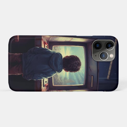 Coques Case-Mate iPhone Niveau final | Un rêve d'arcade rétro (Dos (Horizontal))