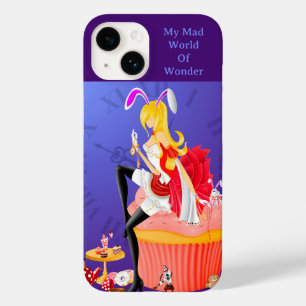Coque Pour iPhone 14 Nivens McTwisp White Rabbit sur Cupcake