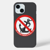 Coques Case-Mate iPhone No attachments in my life (Verso)